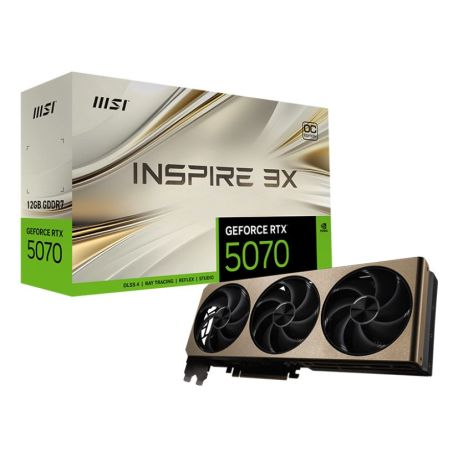 MSI GeForce RTX 5070 12G INSPIRE 3X OC  Grafikkarte