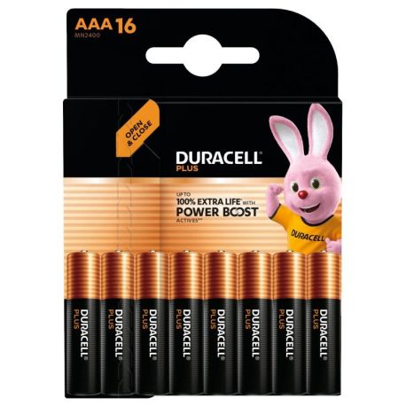 Duracell Plus Alkaline Batterie  Micro AAA LR03 1 5V  Extra Life