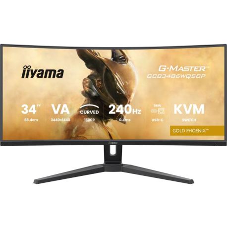 iiyama G-Master GCB3486WQSCP-B1 GOLD PHOENIX  Gaming-Monitor
