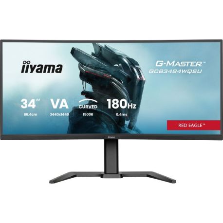 iiyama G-Master GCB3484WQSU-B1 RED EAGLE CURVED  Gaming-Monitor