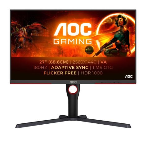 AOC AGON Q27G3XMN/BK  Gaming-Monitor