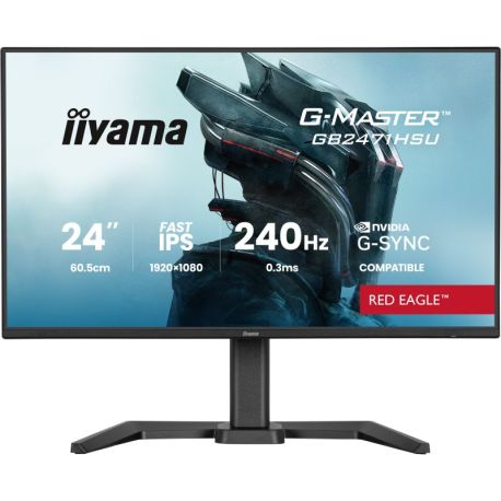 iiyama G-Master GB2471HSU-B1 Red Eagle  Gaming-Monitor