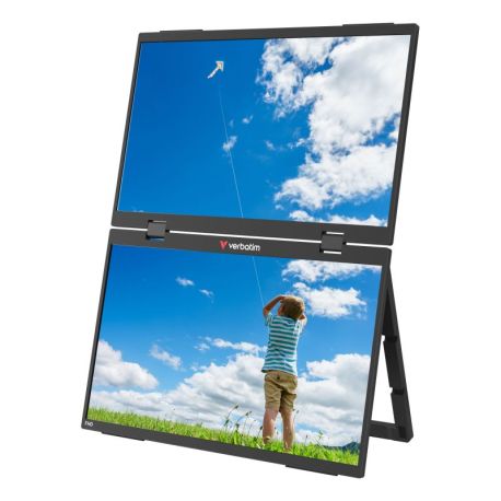 Verbatim Dualer tragbarer Monitor 15 6â³ (32403)  LED-Monitor