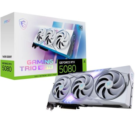 MSI GeForce RTX 5080 GAMING TRIO OC WHITE  Grafikkarte