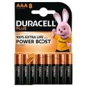 Duracell Plus Alkaline Batterie  Micro AAA LR03 1 5V  Extra Life