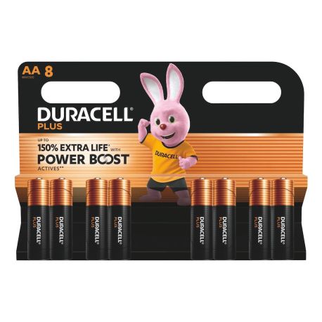 Duracell Plus Alkaline Batterie  Mignon AA LR06 1 5V  Extra Life