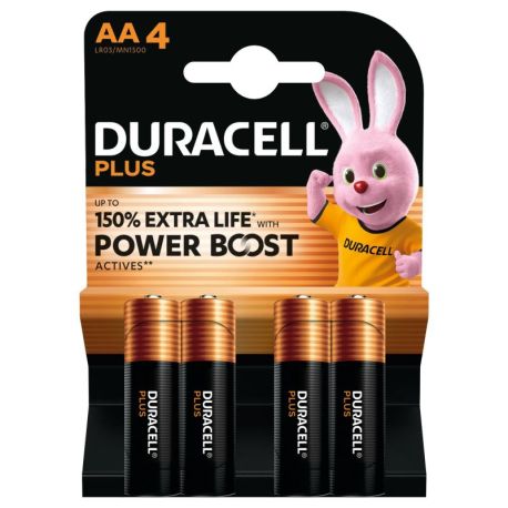 Duracell Plus Alkaline Batterie  Mignon AA LR06 1 5V  Extra Life