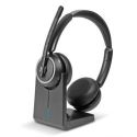 Lindy L118 Kabelloses BÃ¼ro-Headset mit Ladestation (20450)
